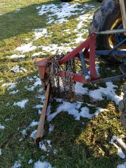 Ford 2000 diesel tractor, Sims cab, 3 pt., PTO, tire chains, new battery