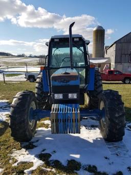 Ford 6640 tractor, cab, diesel, 4WD, 3 remote