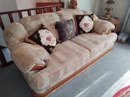 Upholstered Couch & Loveseat