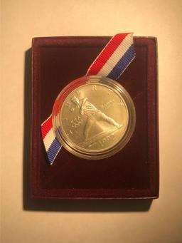 1992 Olympic silver dollar coin baseball