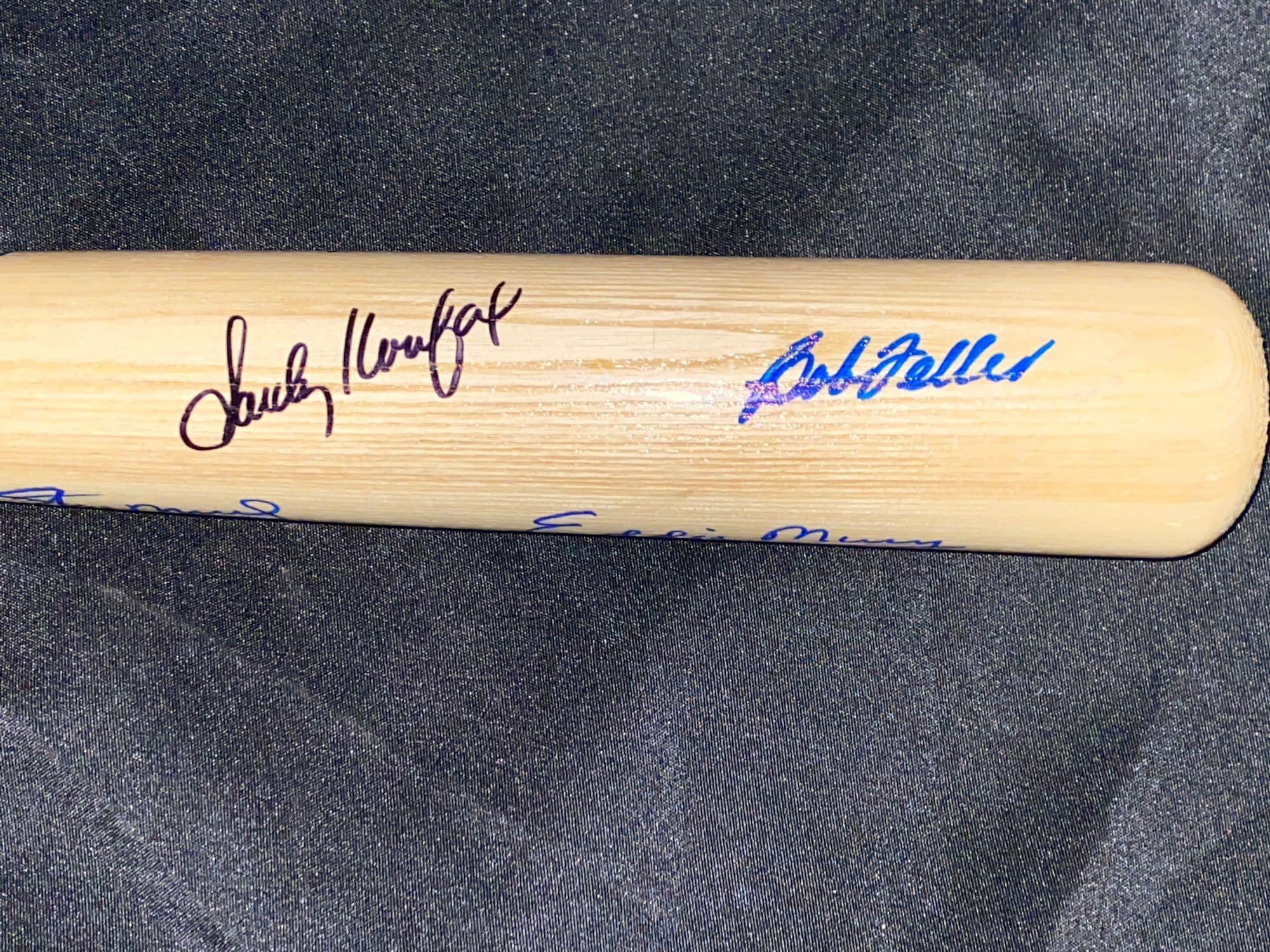 Rawlings Pro 34" baseball bat w/ (7) autographs