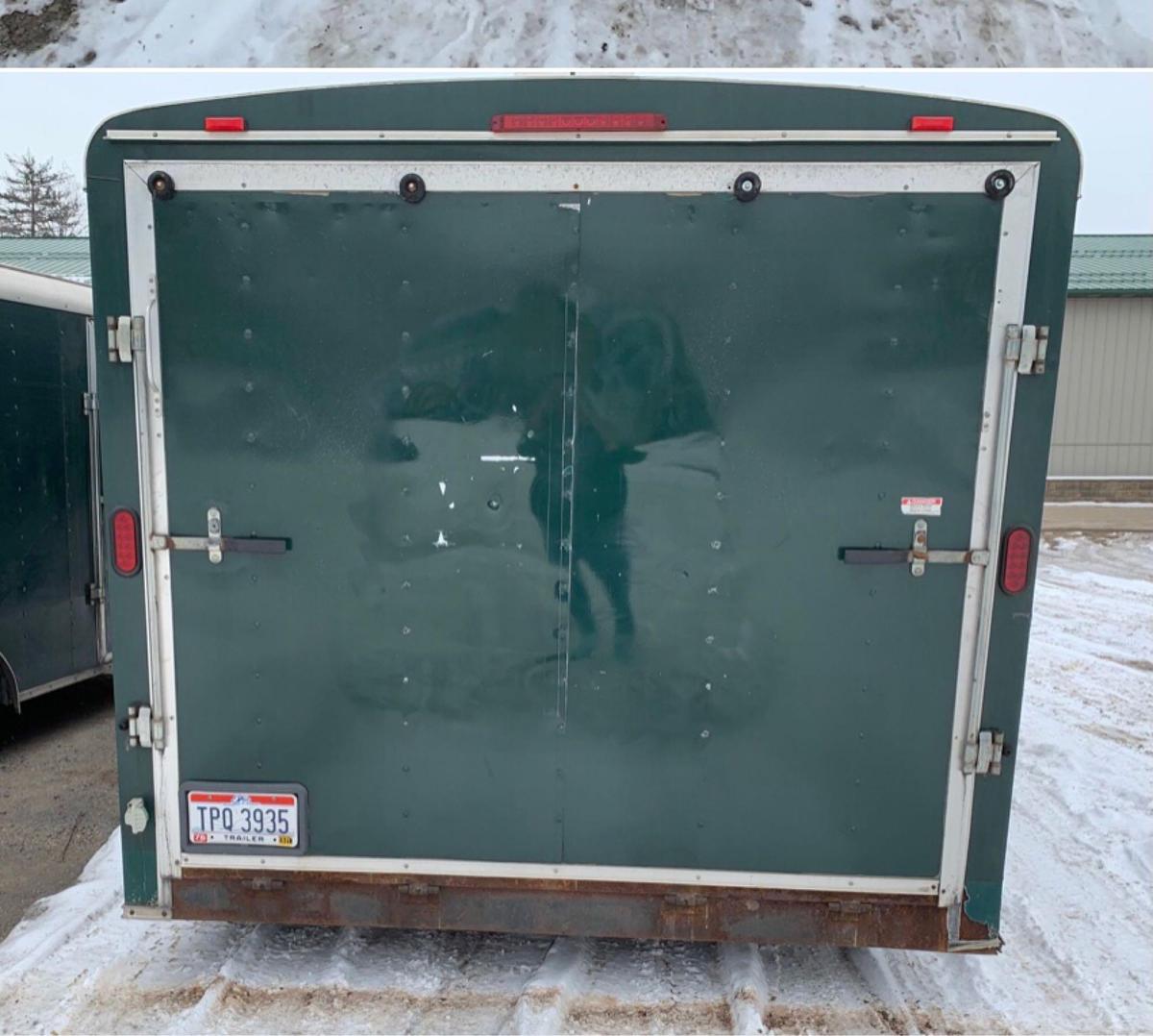 2010 Atlas Cargo Trailer 8x16 ramp door.