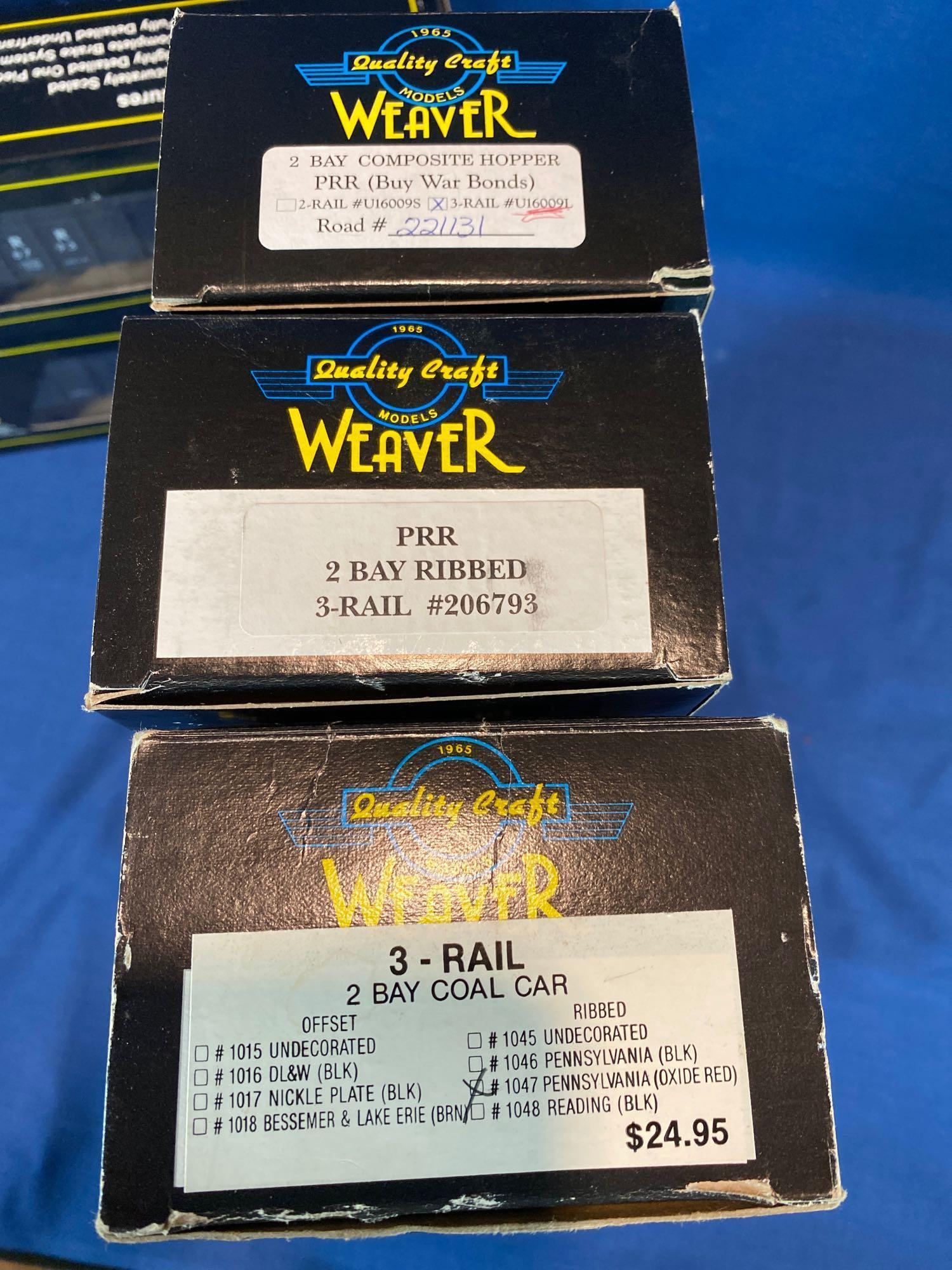 Weaver Ultra Line Pennsylvania railroad cars