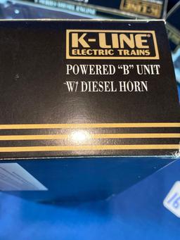 K-Line Pennsylvania railroad F- Series diesel locomotives and B unit 3 pc set