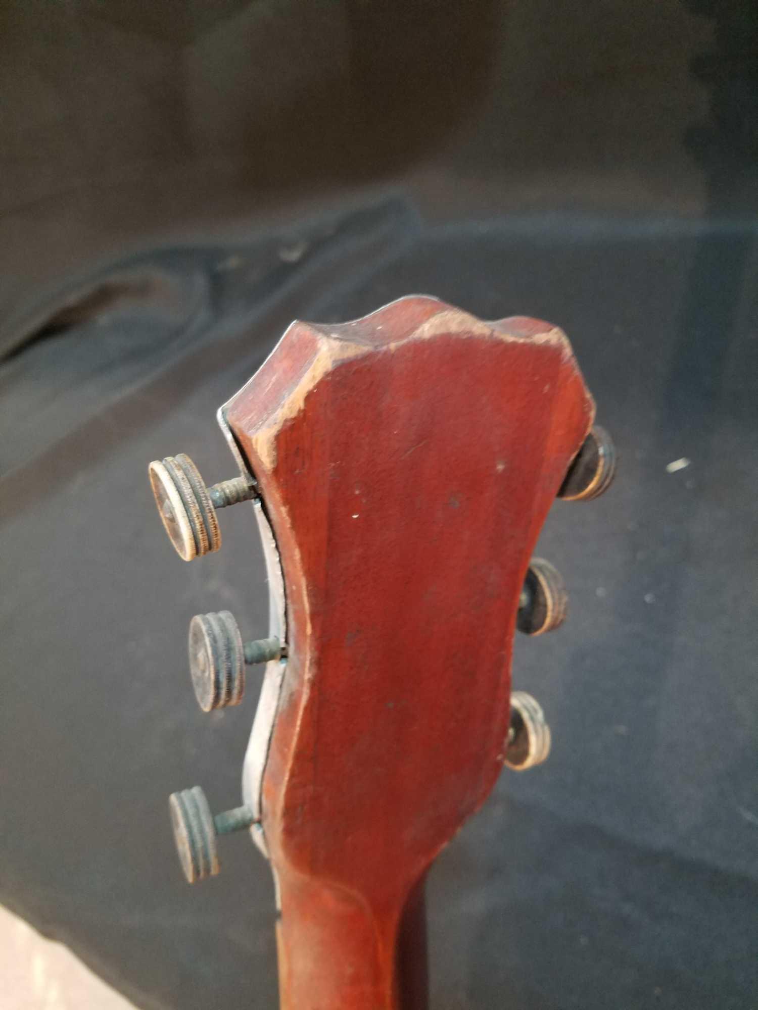 Late 1800s to early 1900s parlor guitar, missing strings, 36 inches long