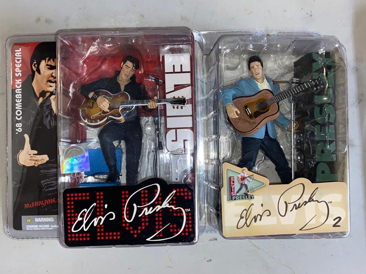 2 Elvis Presley action figures