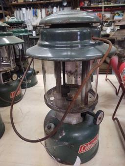 3 Coleman lanterns, 1972, 1982 and unmarked