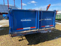 2016 Appalachian dump trailer 8' X 20' with ramps