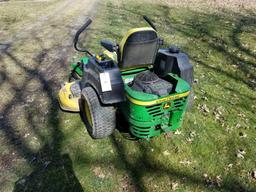 2015 John Deere Z445 zero turn mower, 24hp, 54 inch deck, 215 hrs