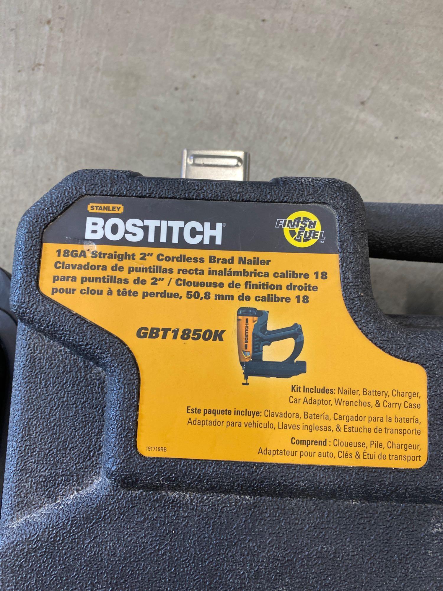 Bostitch GBT1850K battery operated nailer