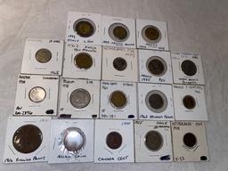 (18) Foreign coins.