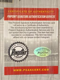 (11) Cleveland Indians autographs on photo, 22 x 14 frame, Pinpoint Signature Authentication