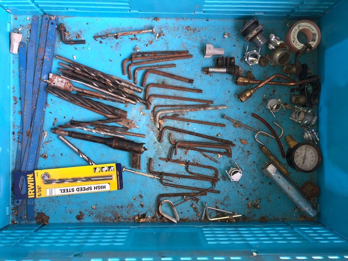 Miscellaneous Allen wrenches & drill bits