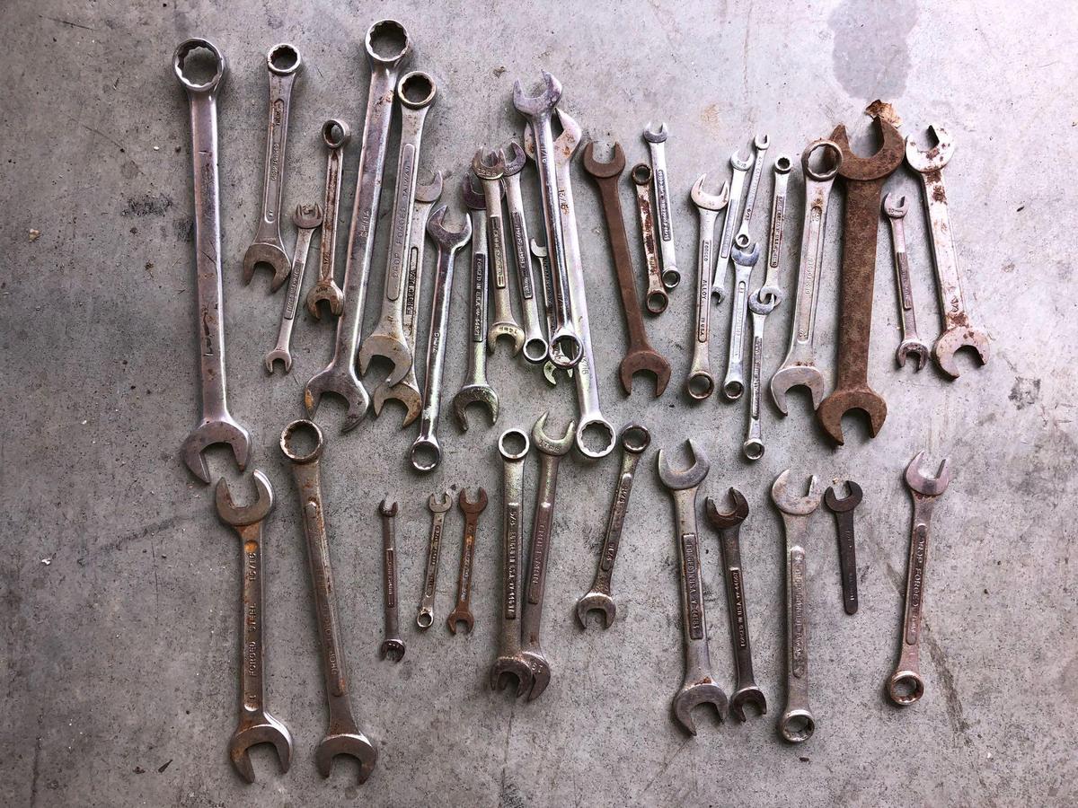 Combination wrenches