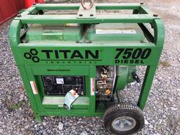 Titan 7,500-watt Diesel Generator
