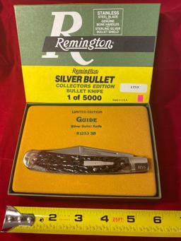 1992 Remington Guide #R-1253 SB silver bullet knife.