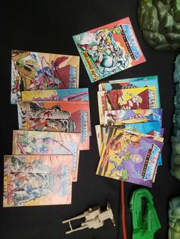 Masters of the Universe He Man Castle Grayskull roadripper and small comics