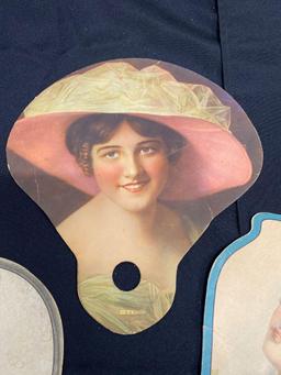 Early advertising paper fans