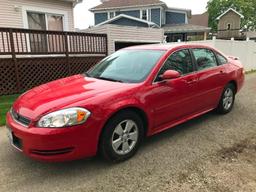 2009 Chevy Impala LT, 3.5L 6cyc engine, auto trans., sun roof, leather heated seats, Only 25,847mi