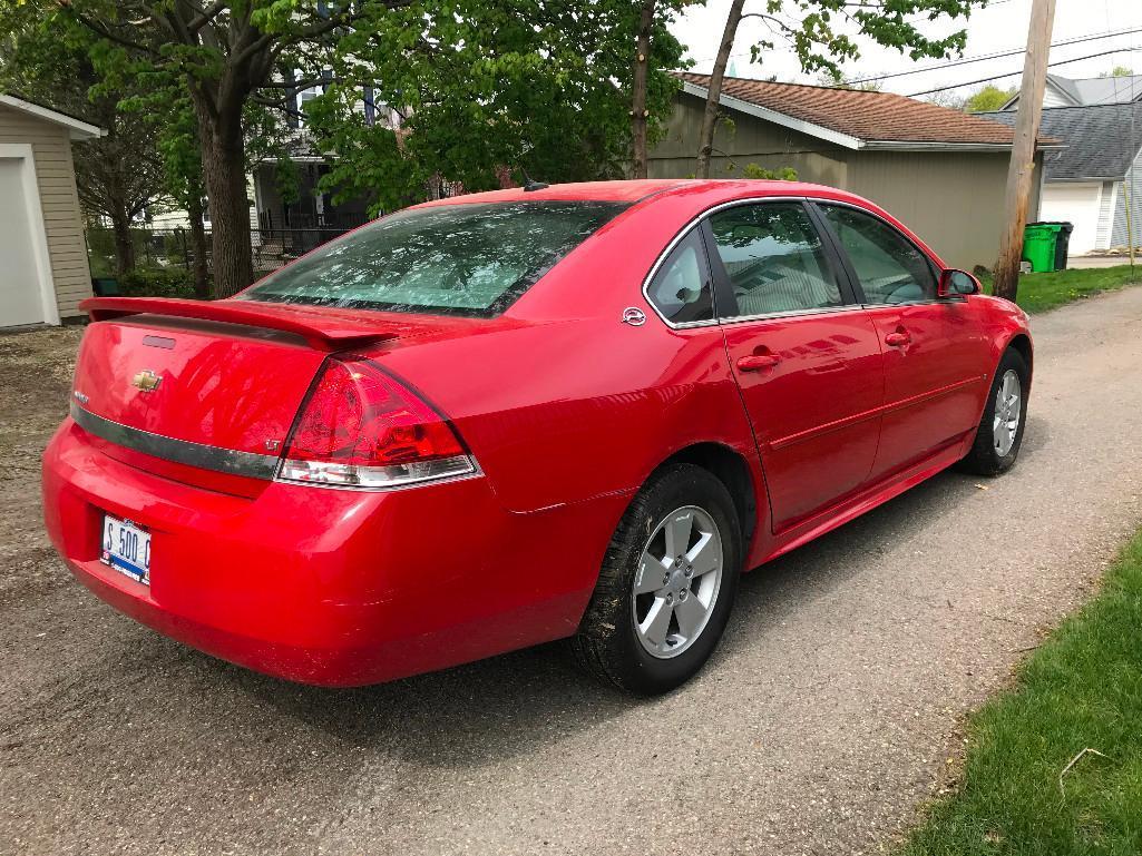 2009 Chevy Impala LT, 3.5L 6cyc engine, auto trans., sun roof, leather heated seats, Only 25,847mi