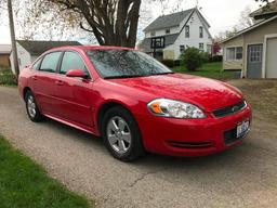 2009 Chevy Impala LT, 3.5L 6cyc engine, auto trans., sun roof, leather heated seats, Only 25,847mi