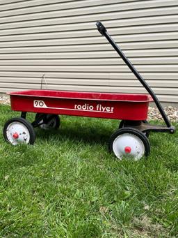 Radio Flyer 90 red wagon all metal