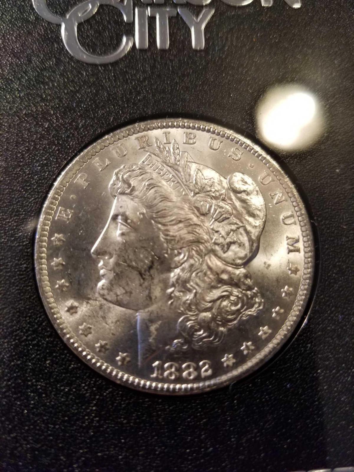 1882 CC Uncirculated Silver Dollar
