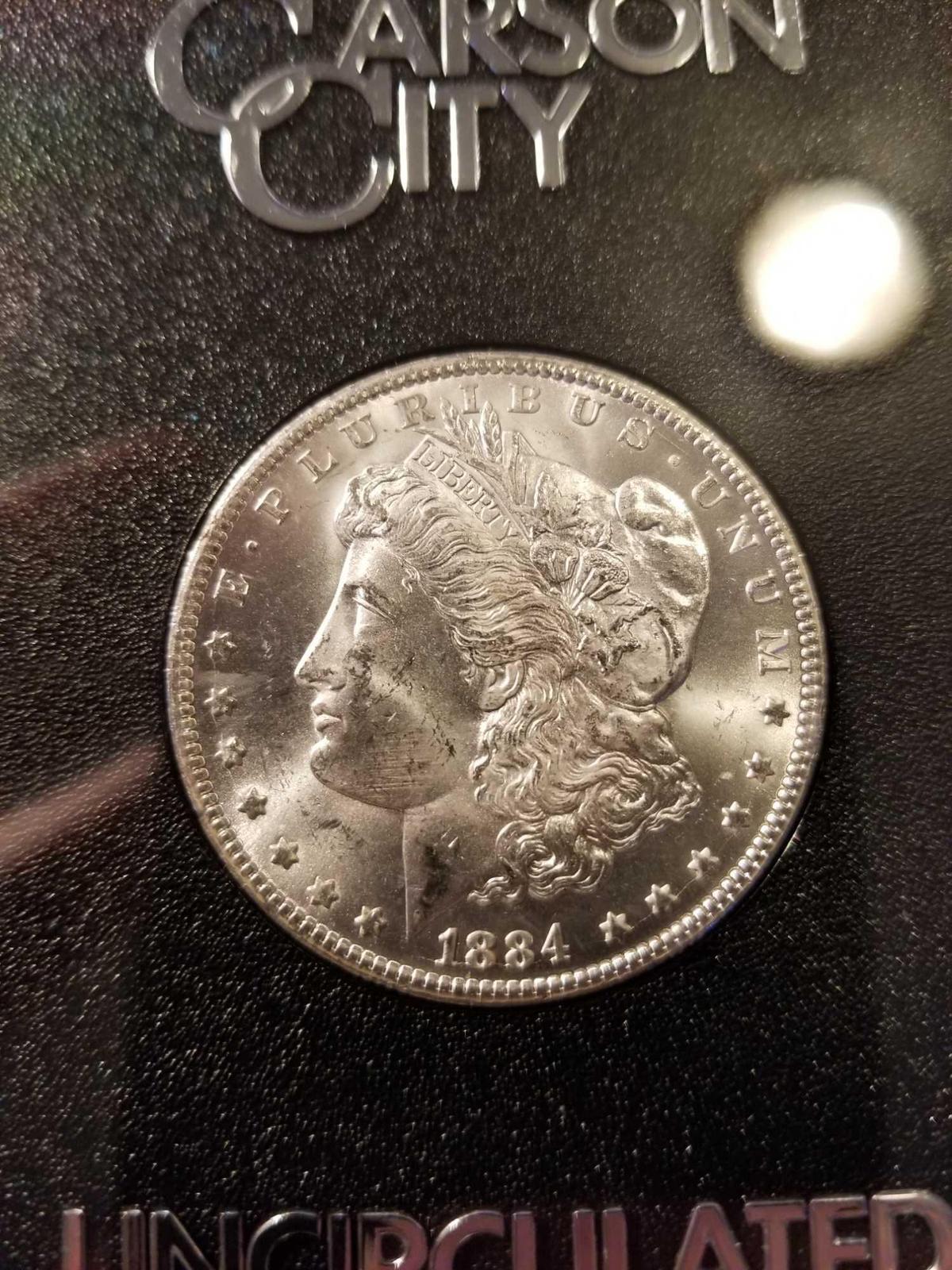 1884 CC Uncirculated Silver Dollar