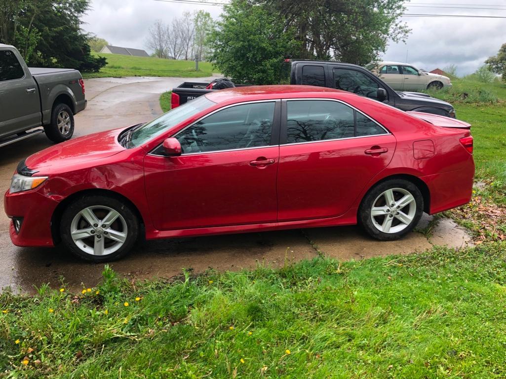 2012 Toyota Camry Passenger Car, VIN # 4T1BF1FKXCU603388