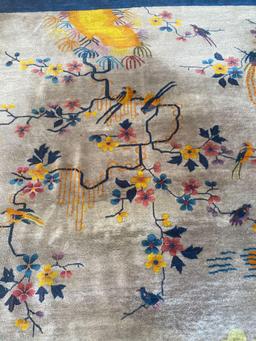 Chinese handmade rug, 11.6 x 8.11