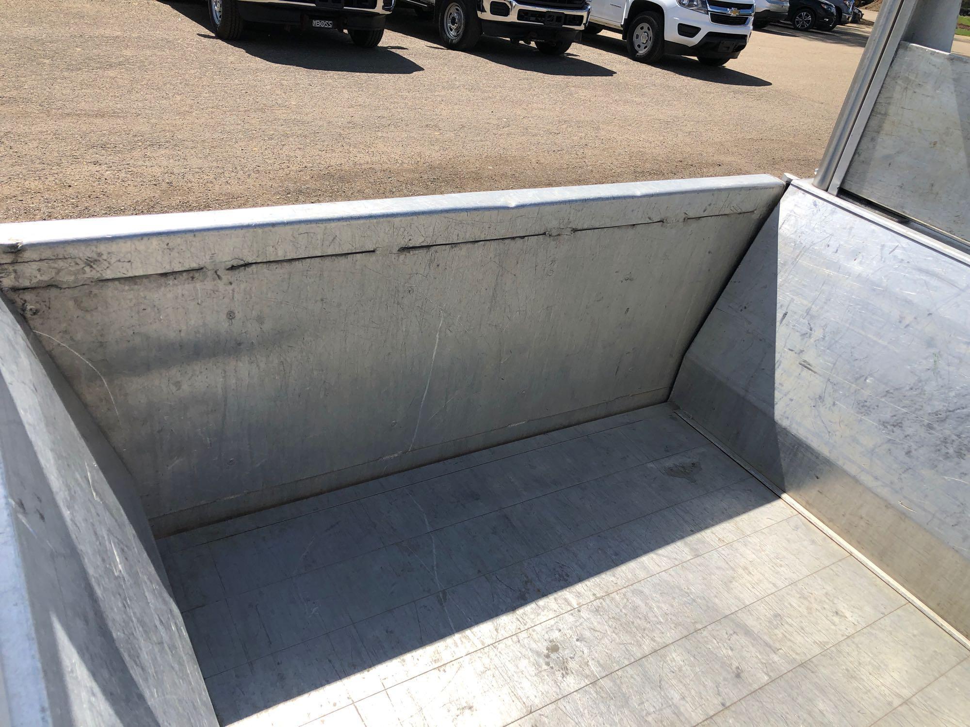 TruckCraft aluminum dump insert, 8 foot. Seller to remove from truck for the buyer if sold