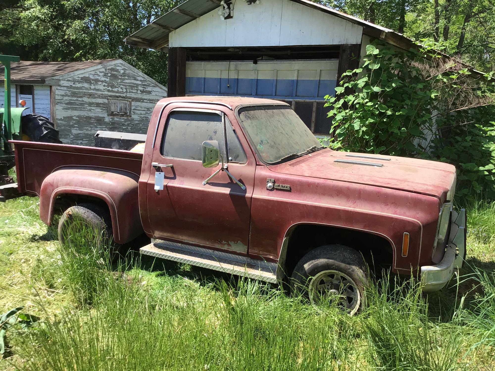 1976 Chevy K5 Blazer project truck. 4x4