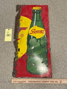 Squirt Porcelain Sign Advertising