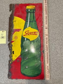 Squirt Porcelain Sign Advertising