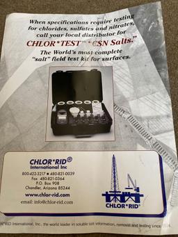 Chlor Test "CSN Salts- Chlor Rid International
