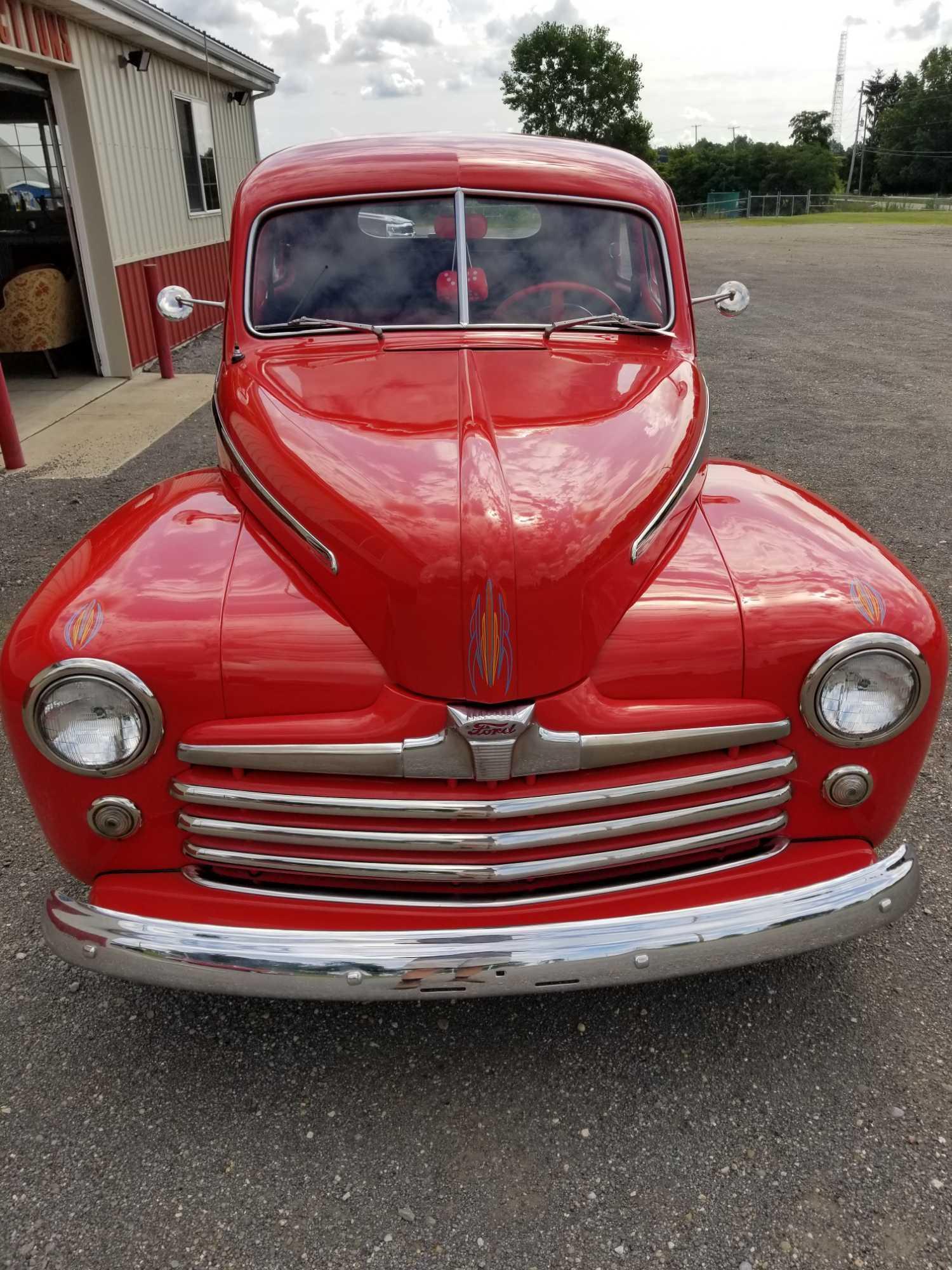 1947 Ford Streetrod, vin 799A1728720, new fuel tank, battery, runs, 12v system, nicely restored,