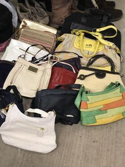 Handbags, purses, boots and shoes, 1 Coach l, liz Claiborne