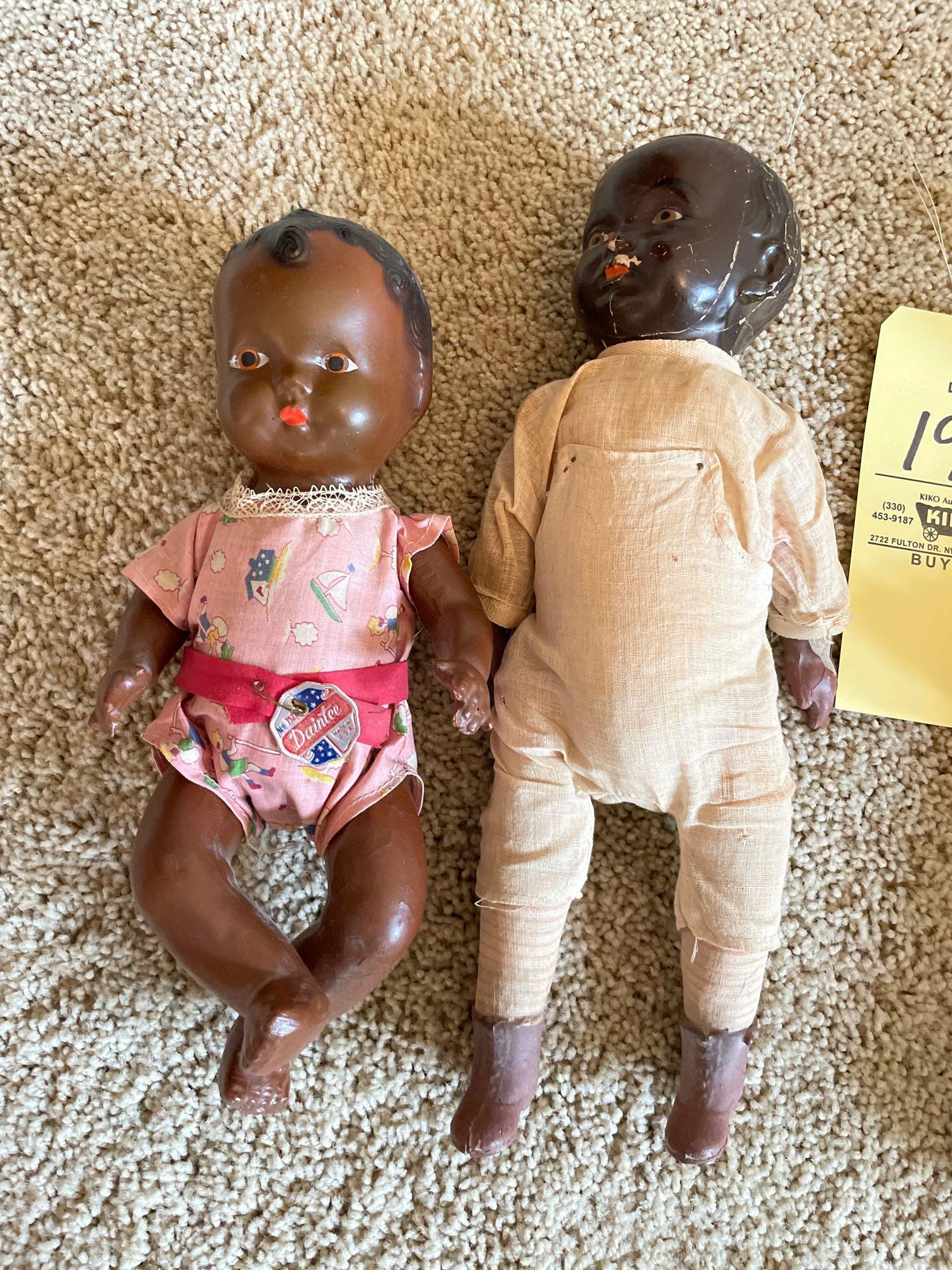 Early Dolls, Daintee 752/4 Doll, Plush Boyds Bear