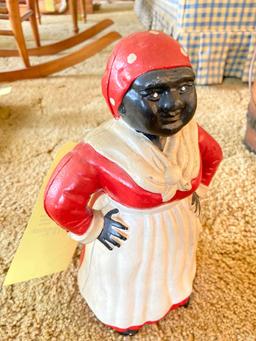 Vintage Aunt Jemima Cast-Iron Bank