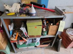 Power Tools, Garden Supplies, Shelves