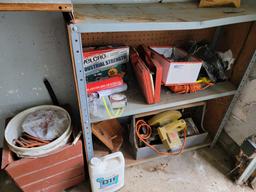 Power Tools, Garden Supplies, Shelves