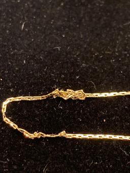 3 14k Gold Necklaces 2.1 DWT