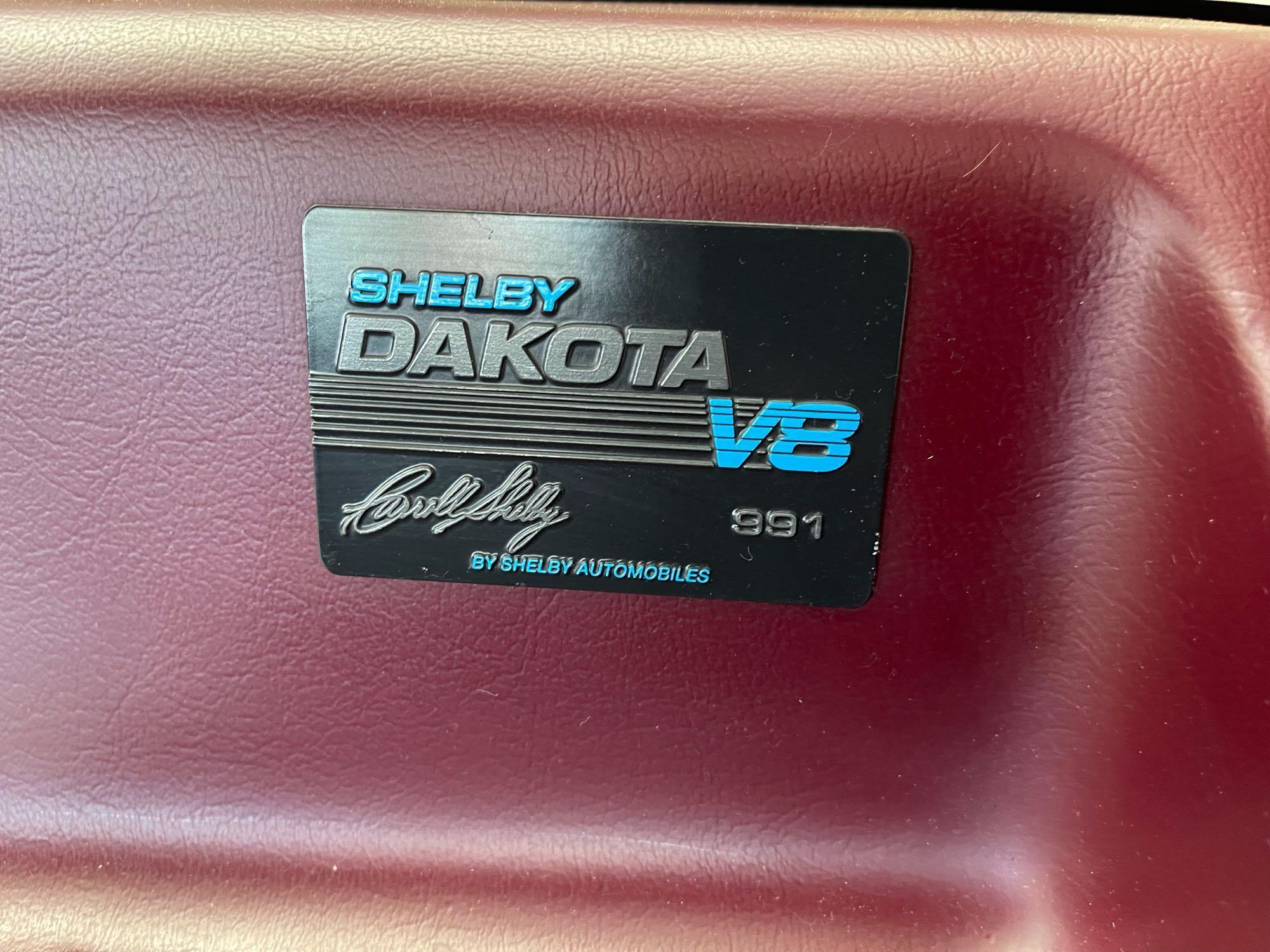 1989 Dodge Dakota Shelby truck w/408 C.I. engine, 425HP, engine like new