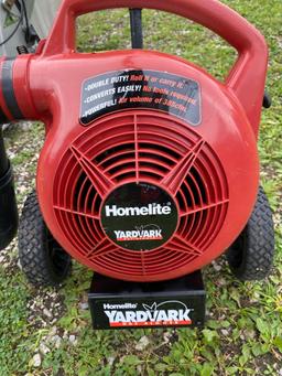 Homelite YardVark blower on wheels