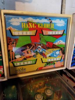 Bally Hang Glider pinball machine, no key