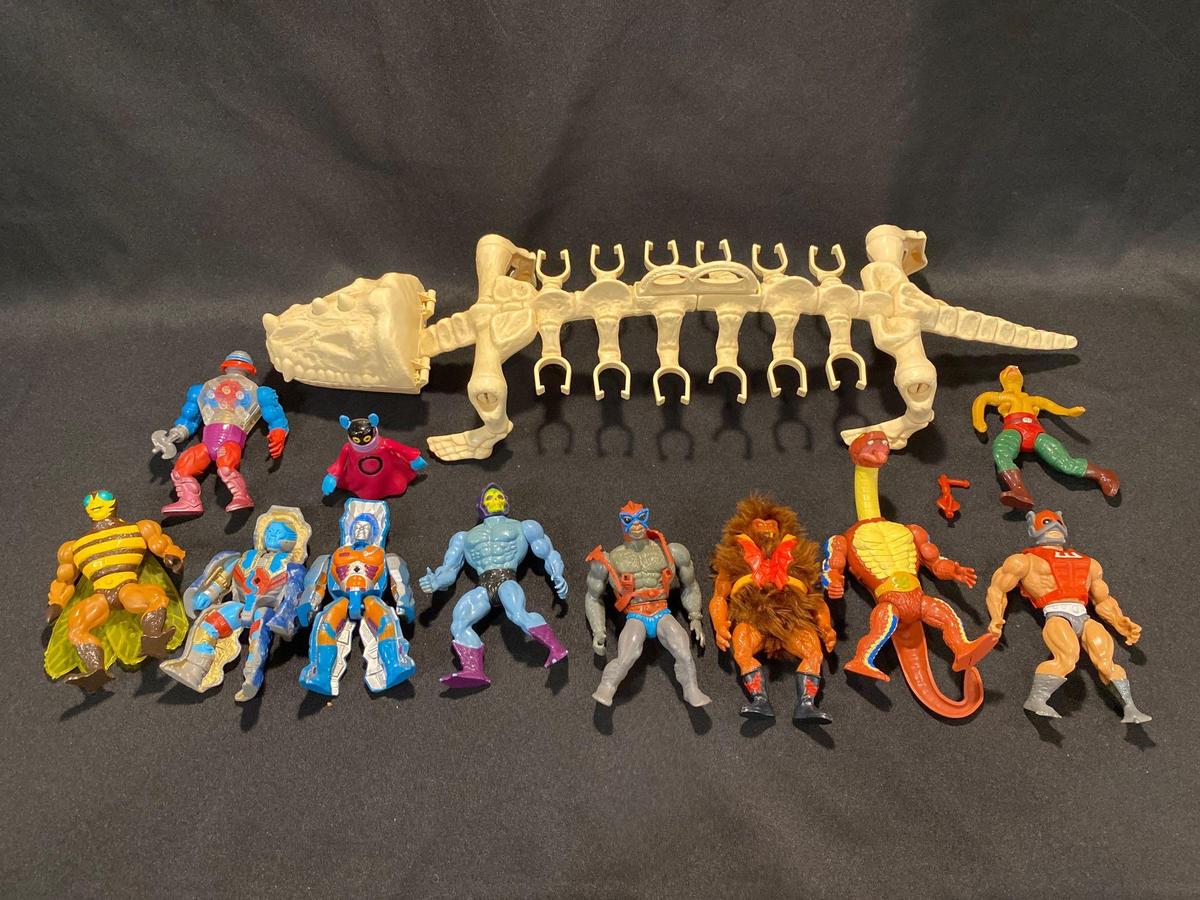 Masters of the Universe Battle Bones, Skeletor, and other Figures