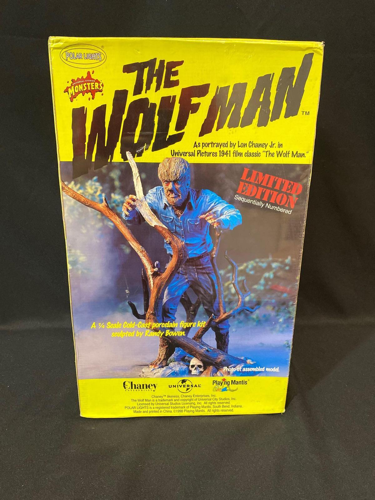 Polar Lights Limited Edition 1/2 Scale Cold Cast Wolf Man Factory Sealed