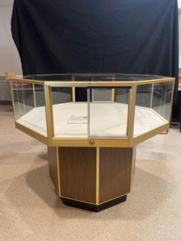 Castle Showcase Company Octagon Glass Display Case