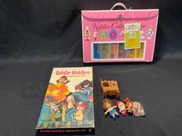 1960s Liddle Kiddles, Colorforms, Case with Tag, Dolls