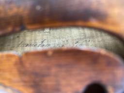Antique violin made in Mittenwald Germany.